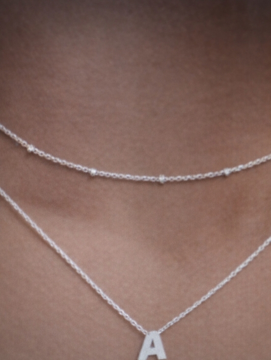 Jewelry - Silver Initial M Pendant Necklace - Women's Jewelry